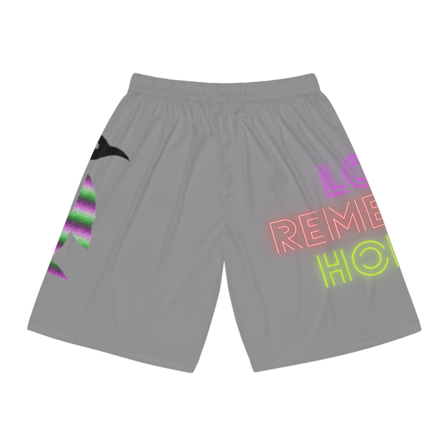 Basketball Shorts: Lost Remember Honor Grey