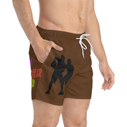 Swim Trunks: Basketball Brown