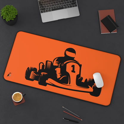 Desk Mat: Racing Orange