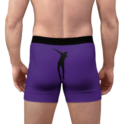 Men's Boxer Briefs: Dance Purple