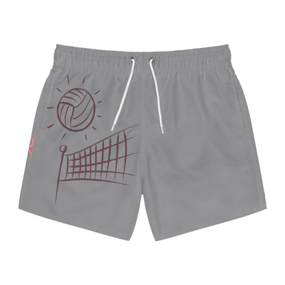 Swim Trunks: Volleyball Grey