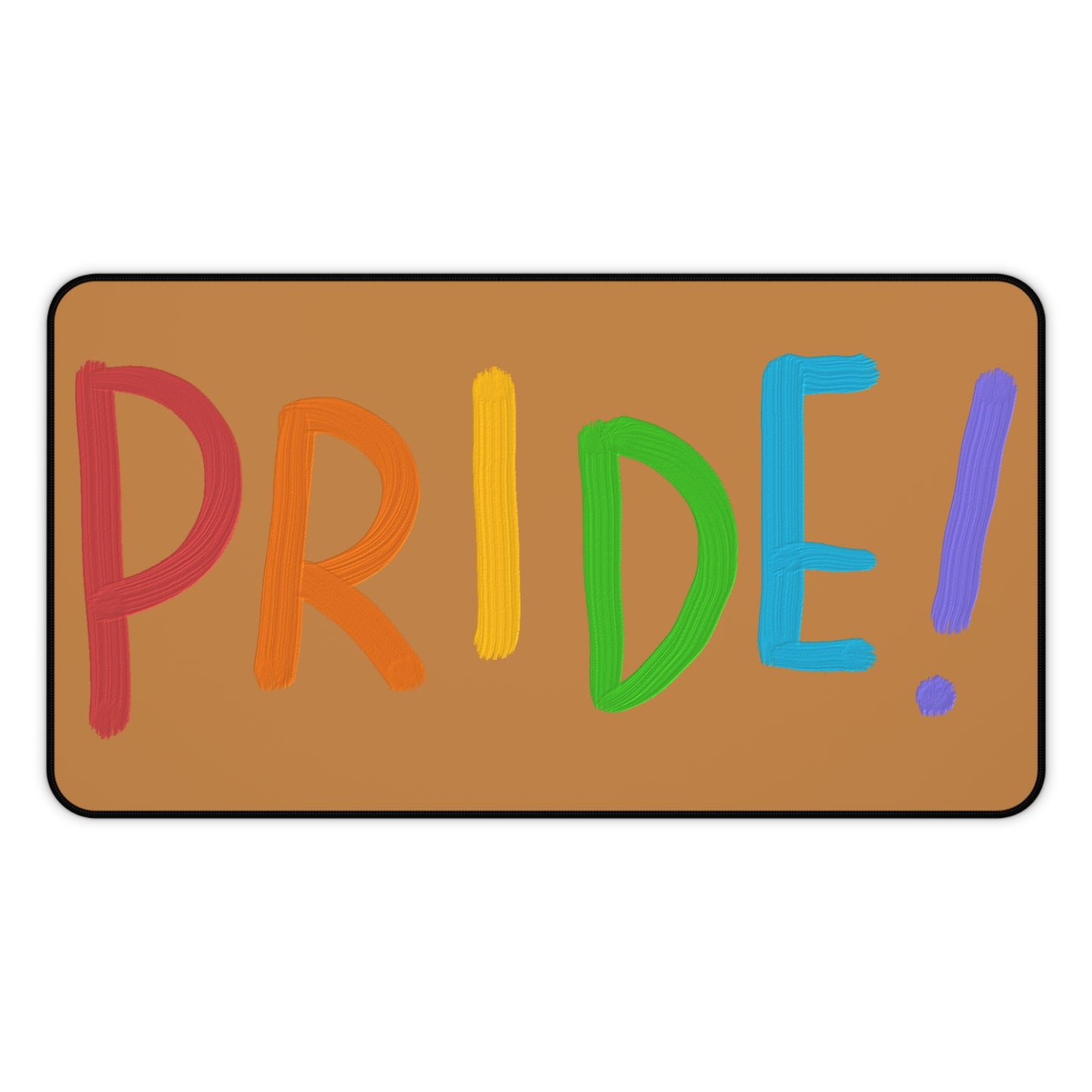 Desk Mat: LGBTQ Pride Lite Brown