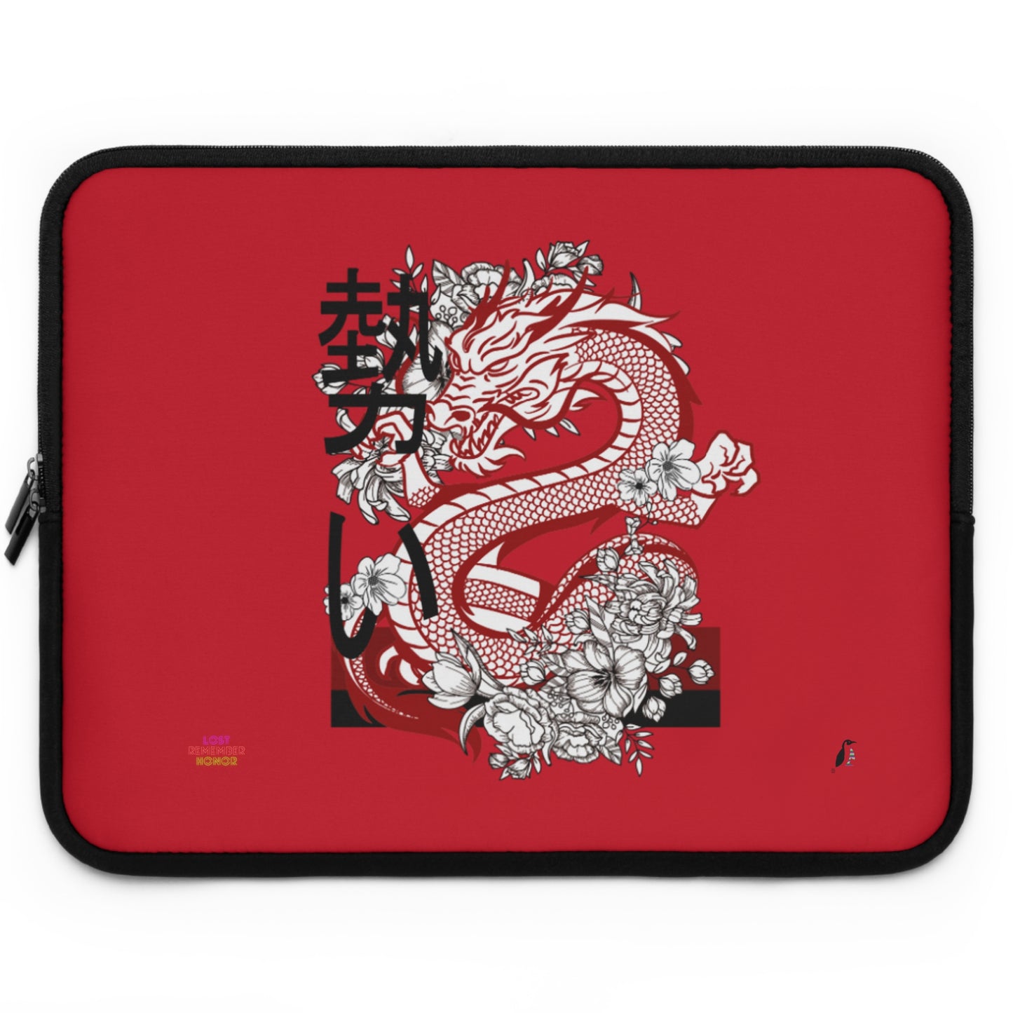 Laptop Sleeve: Dragons Dark Red