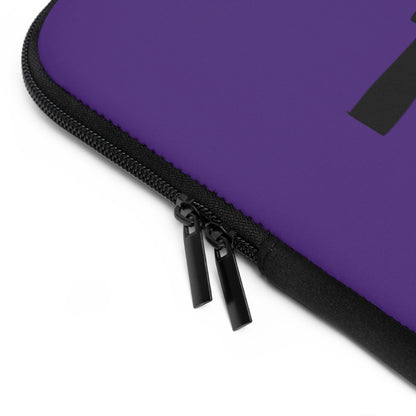 Laptop Sleeve: Fishing Purple