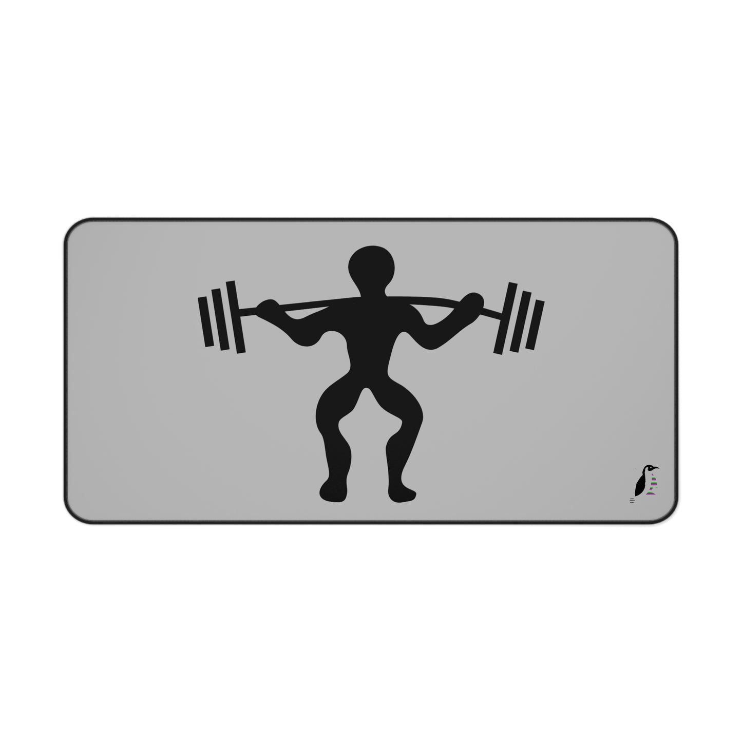 Desk Mat: Weightlifting Lite Grey