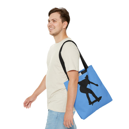 Tote Bag: Skateboarding Lite Blue