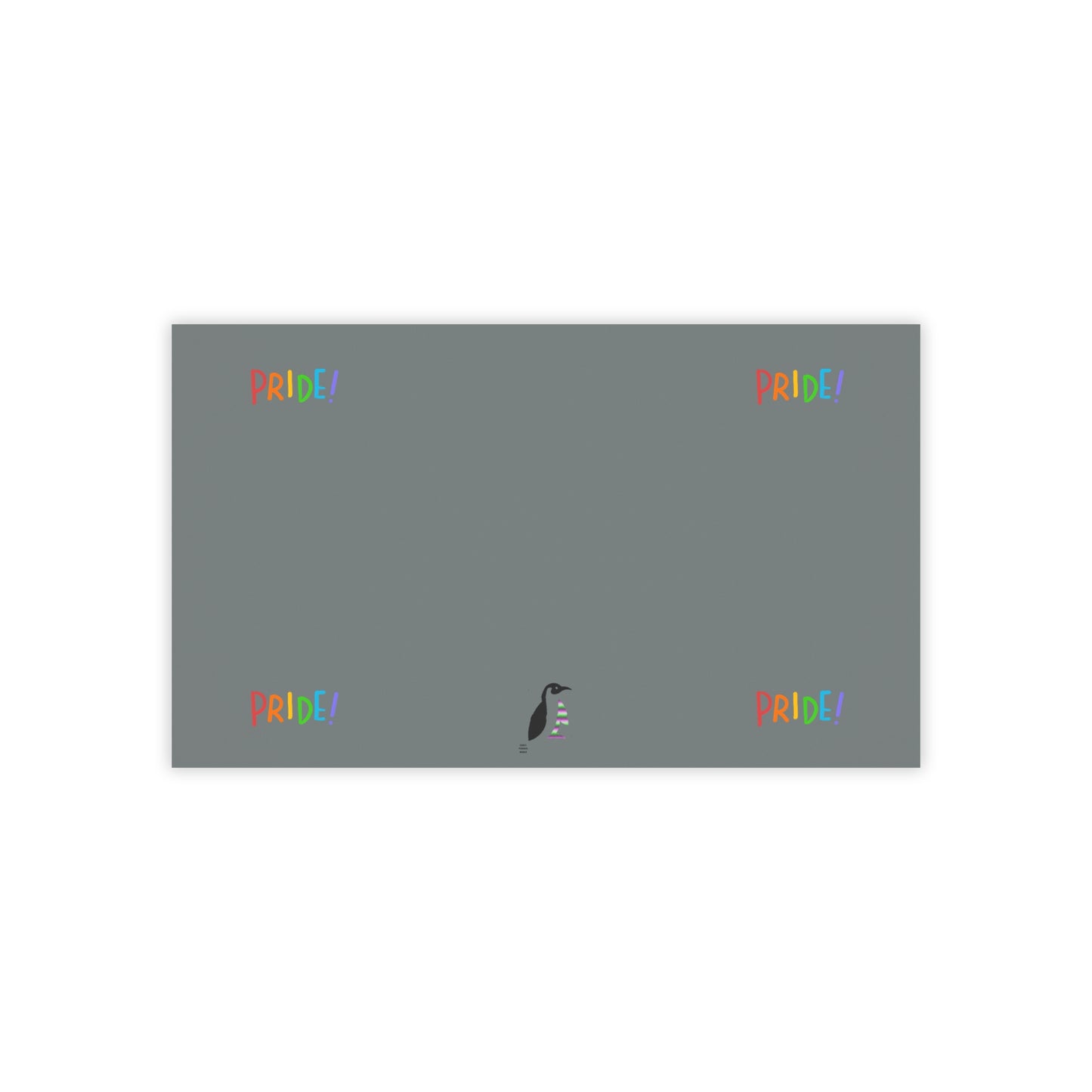 Post-it® Note Pads: LGBTQ Pride Dark Grey