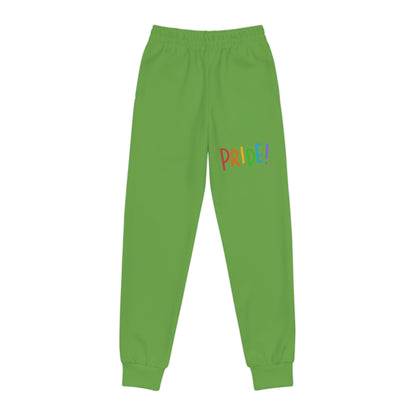 Youth Joggers: LGBTQ Pride Green