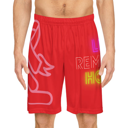 Basketball Shorts: Fight Cancer Red