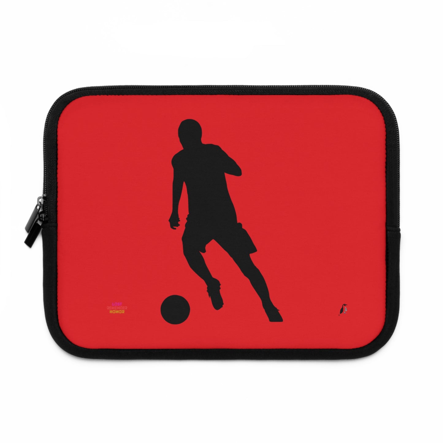 Laptop Sleeve: Soccer Red