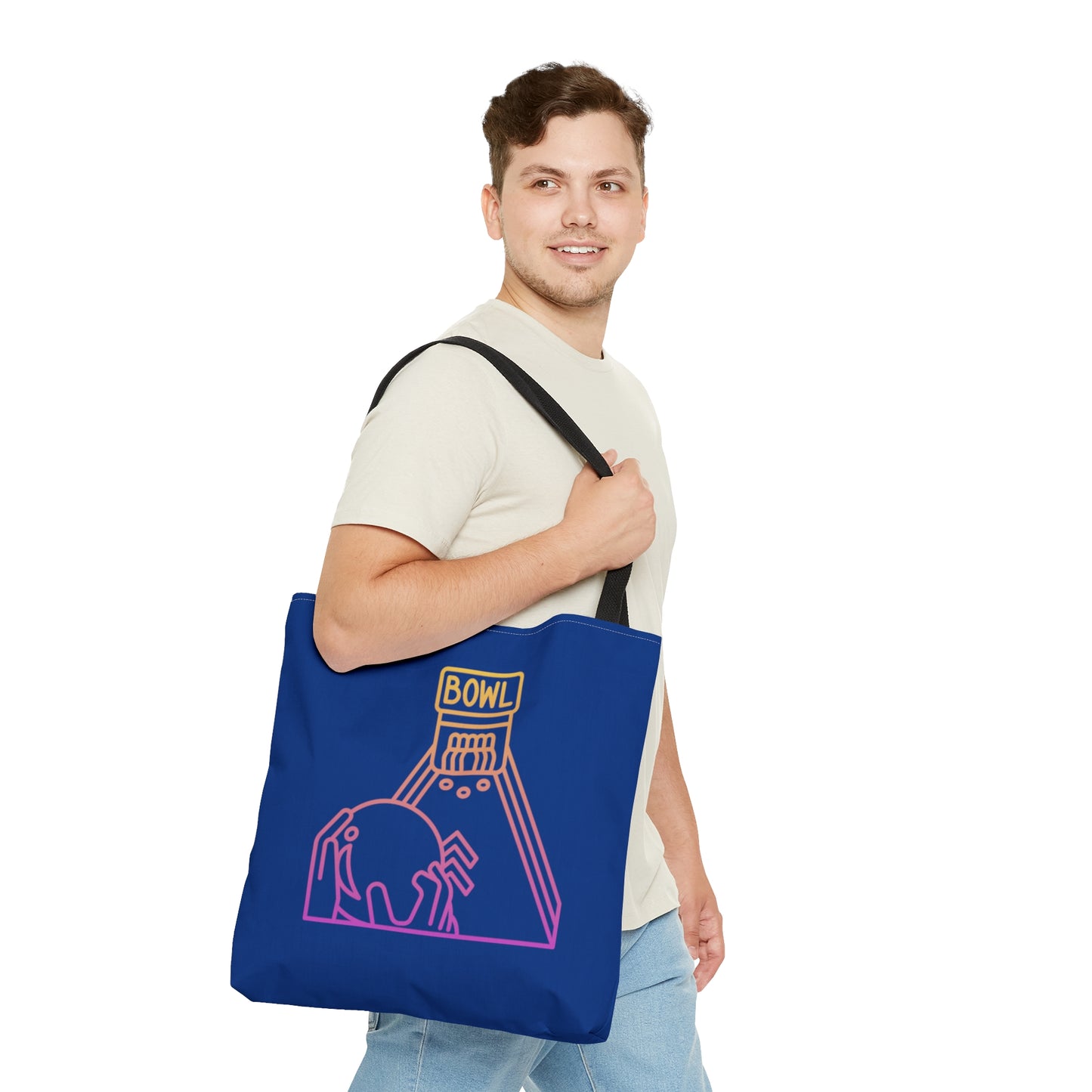 Tote Bag: Bowling Dark Blue