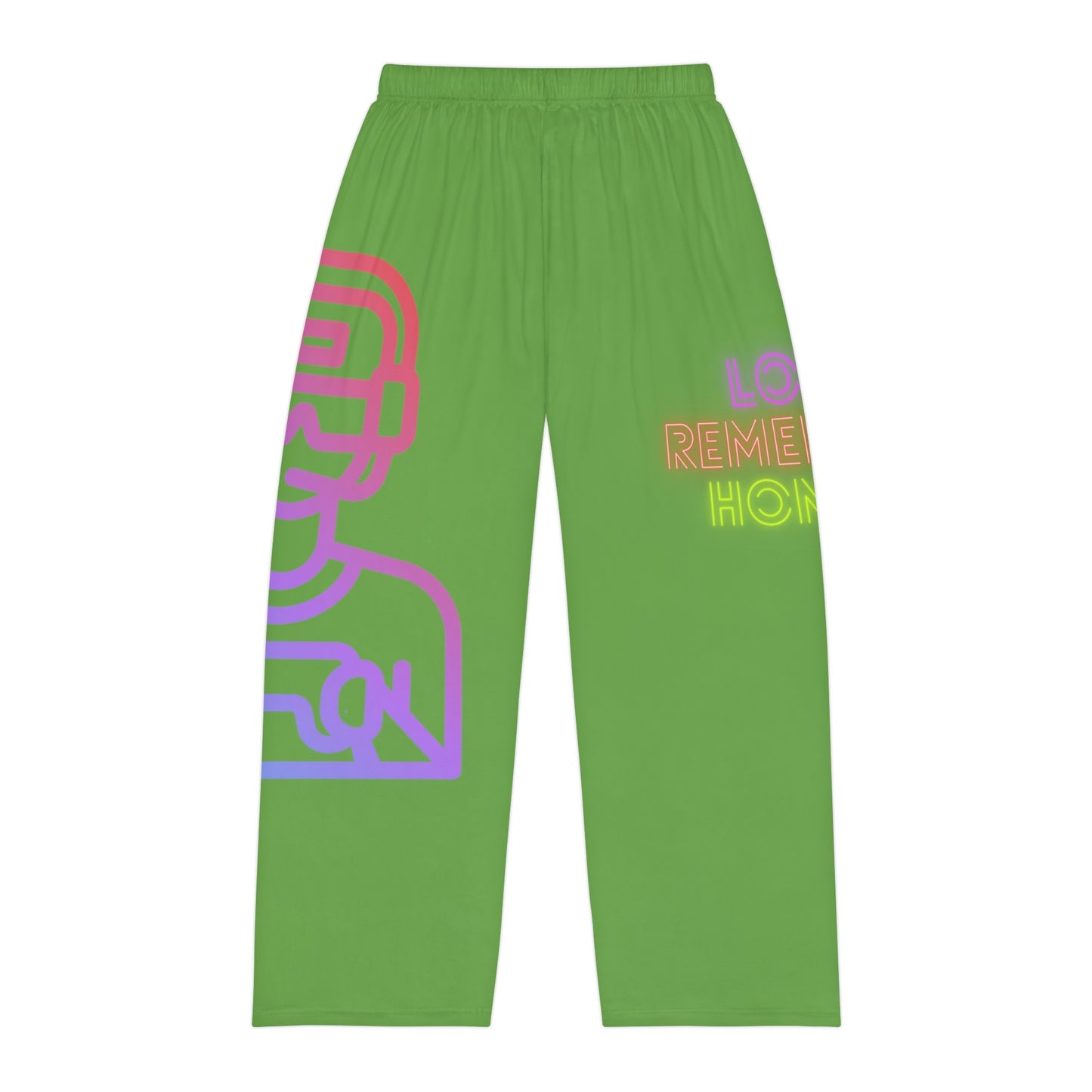 Men's Pajama Pants: Gaming Green