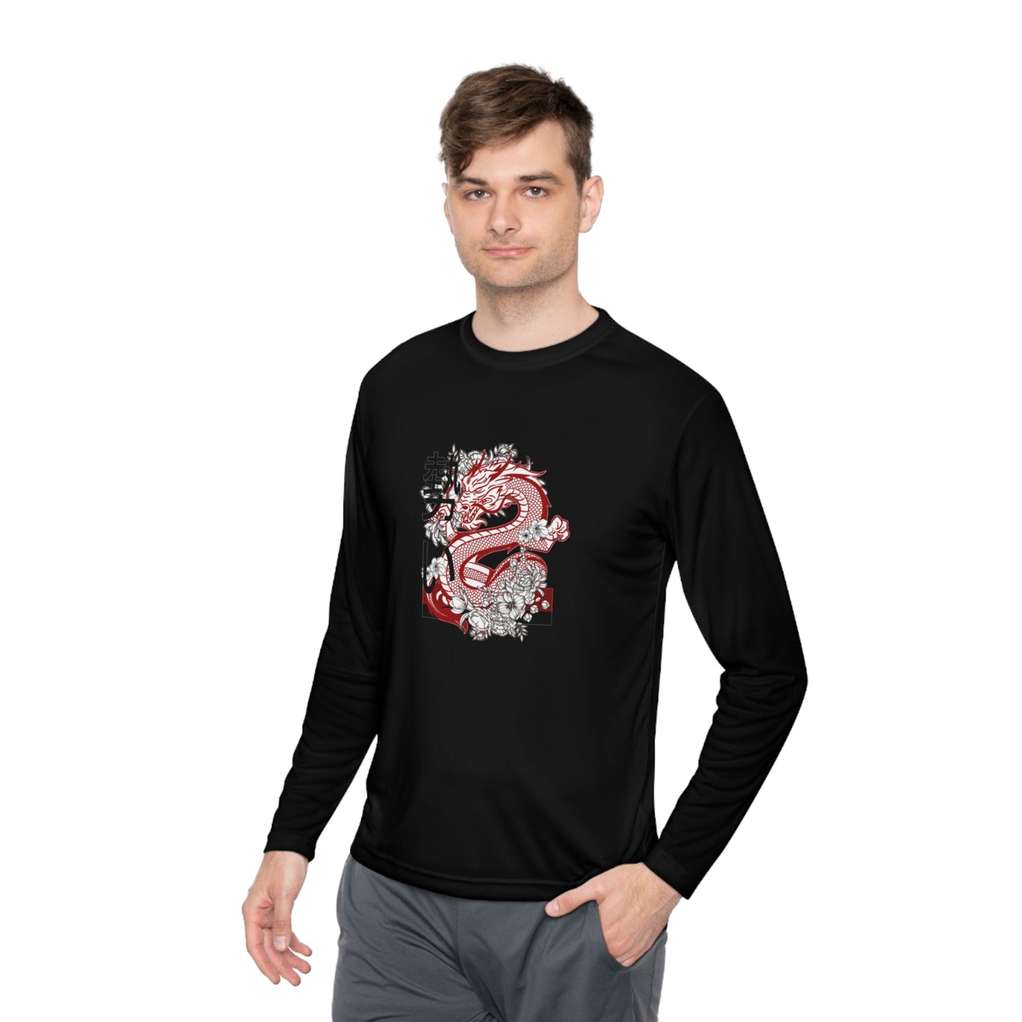 Lightweight Long Sleeve Tee: Dragons #1