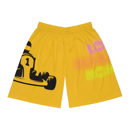 Basketball Shorts: Racing Yellow