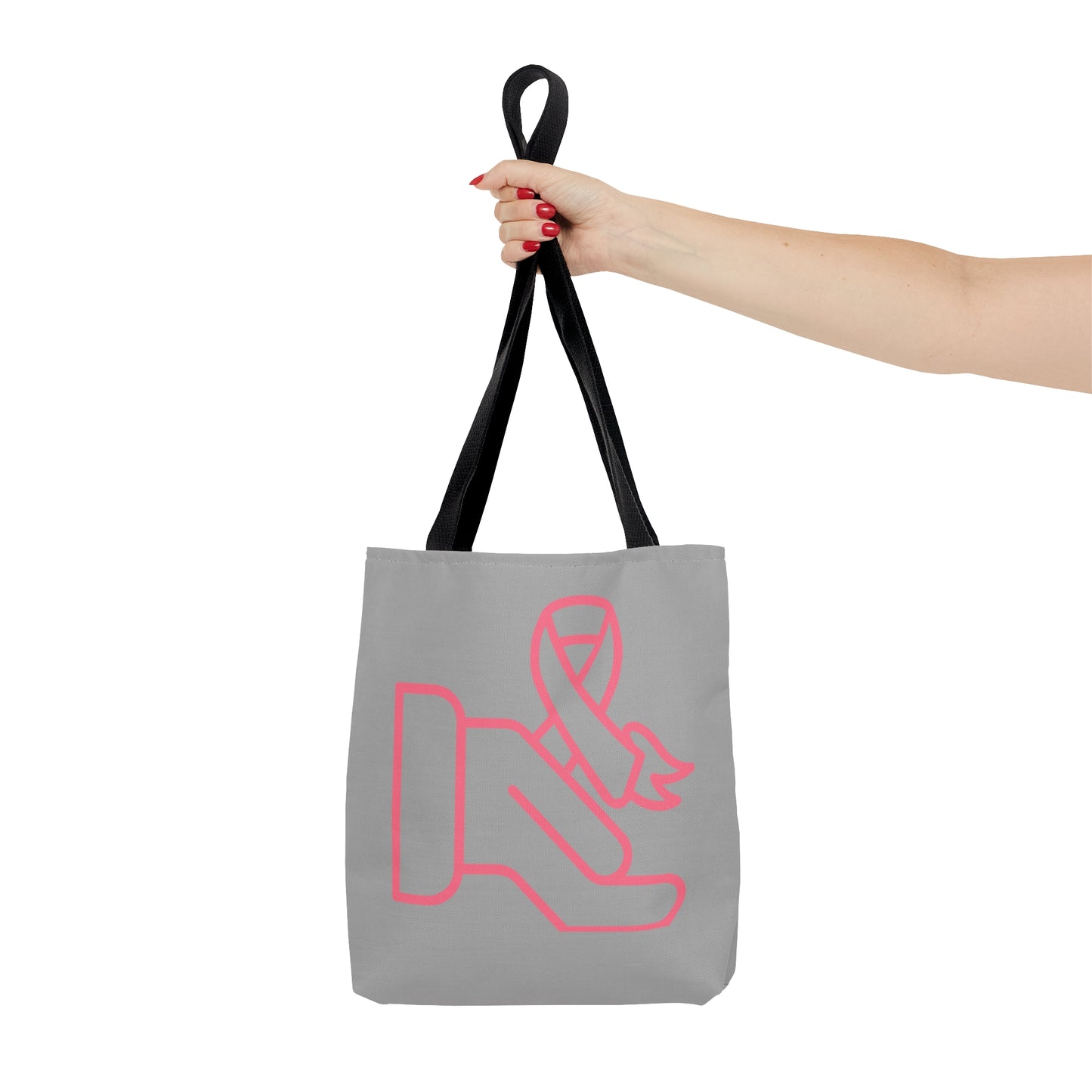 Tote Bag: Fight Cancer Lite Grey