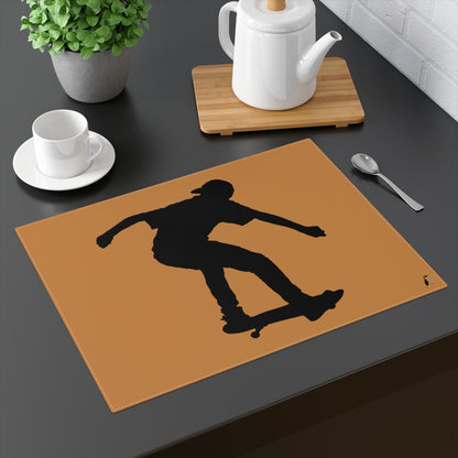 Placemat, 1pc: Skateboarding Light Brown