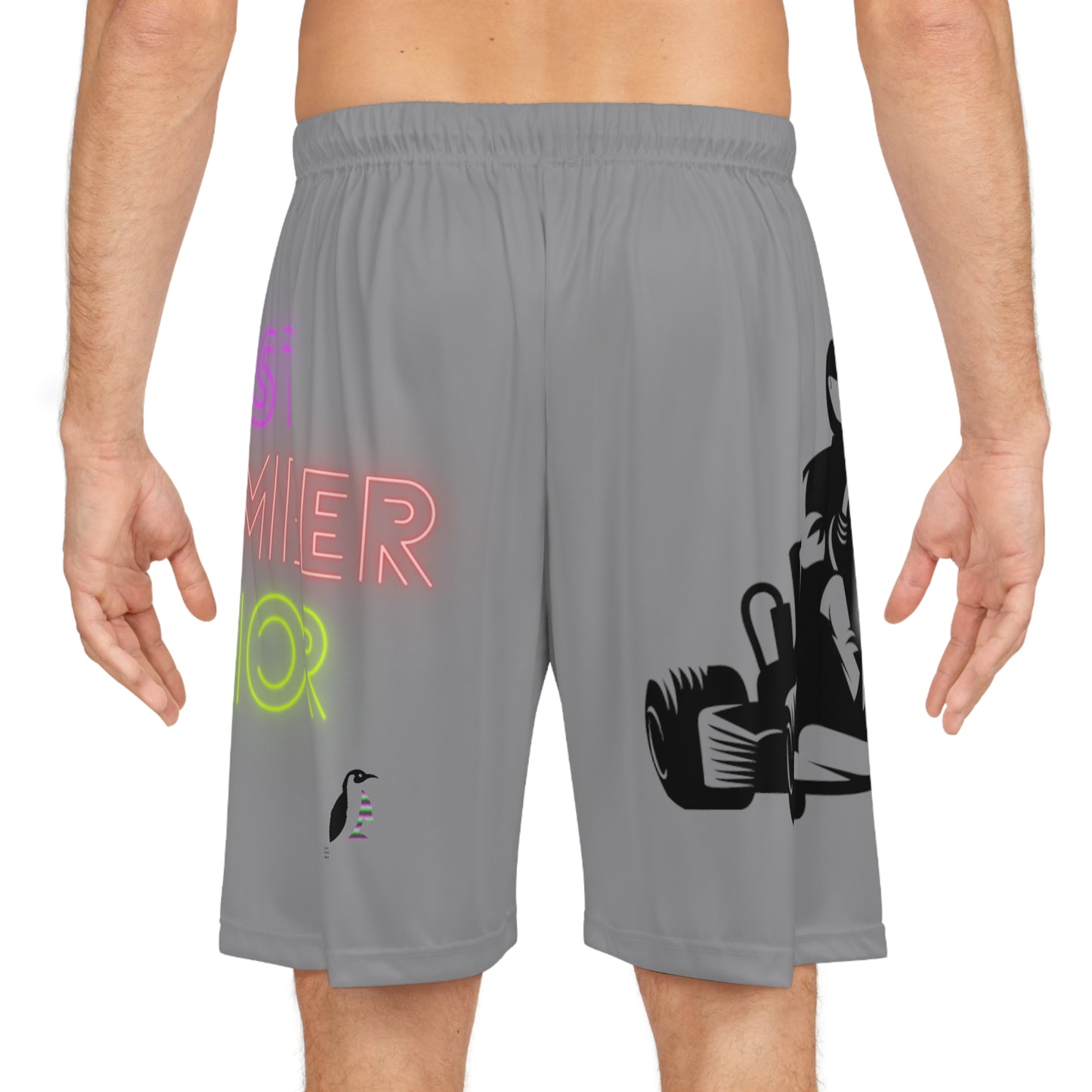 Basketball Shorts: Racing Grey