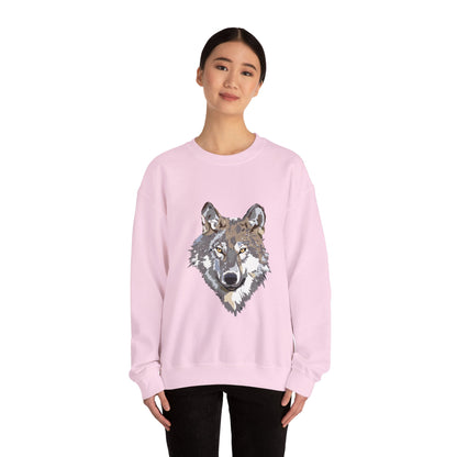 Heavy Blend™ Crewneck Sweatshirt: Wolves #2