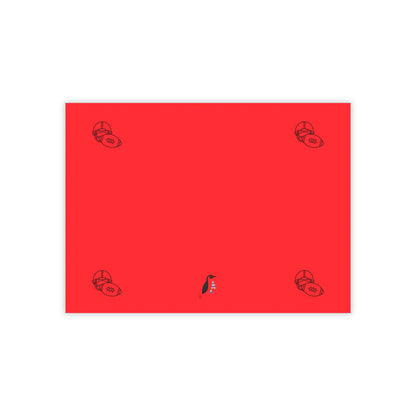 Post-it® Note Pads: Football Red