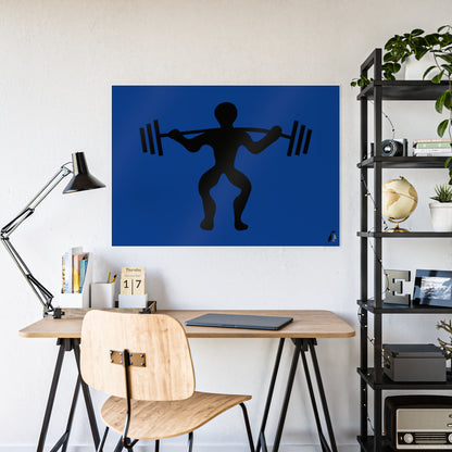 Gloss Posters: Weightlifting Dark Blue