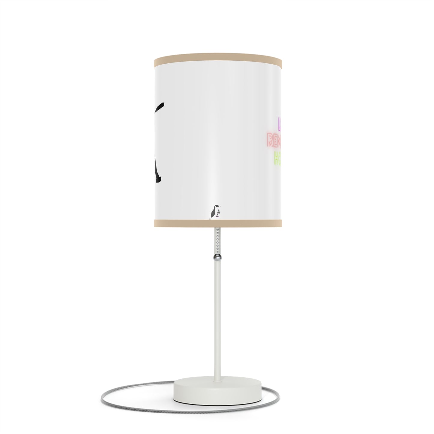 Lamp on a Stand, US|CA plug: Baseball White