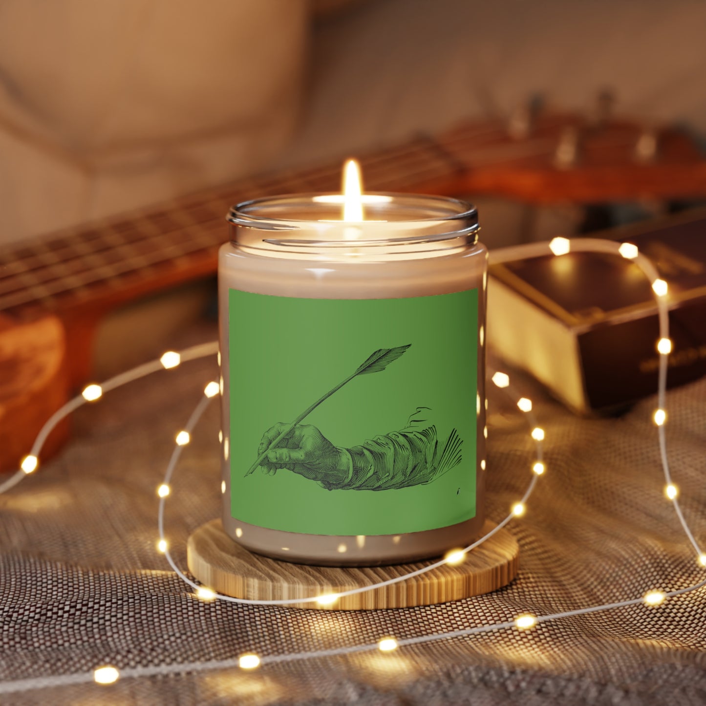 Scented Candle, 9oz: Writing Green