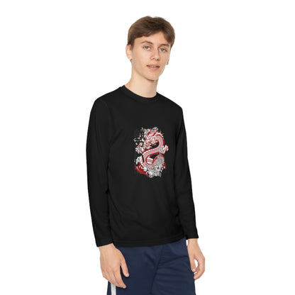 Youth Long Sleeve Competitor Tee: Dragons