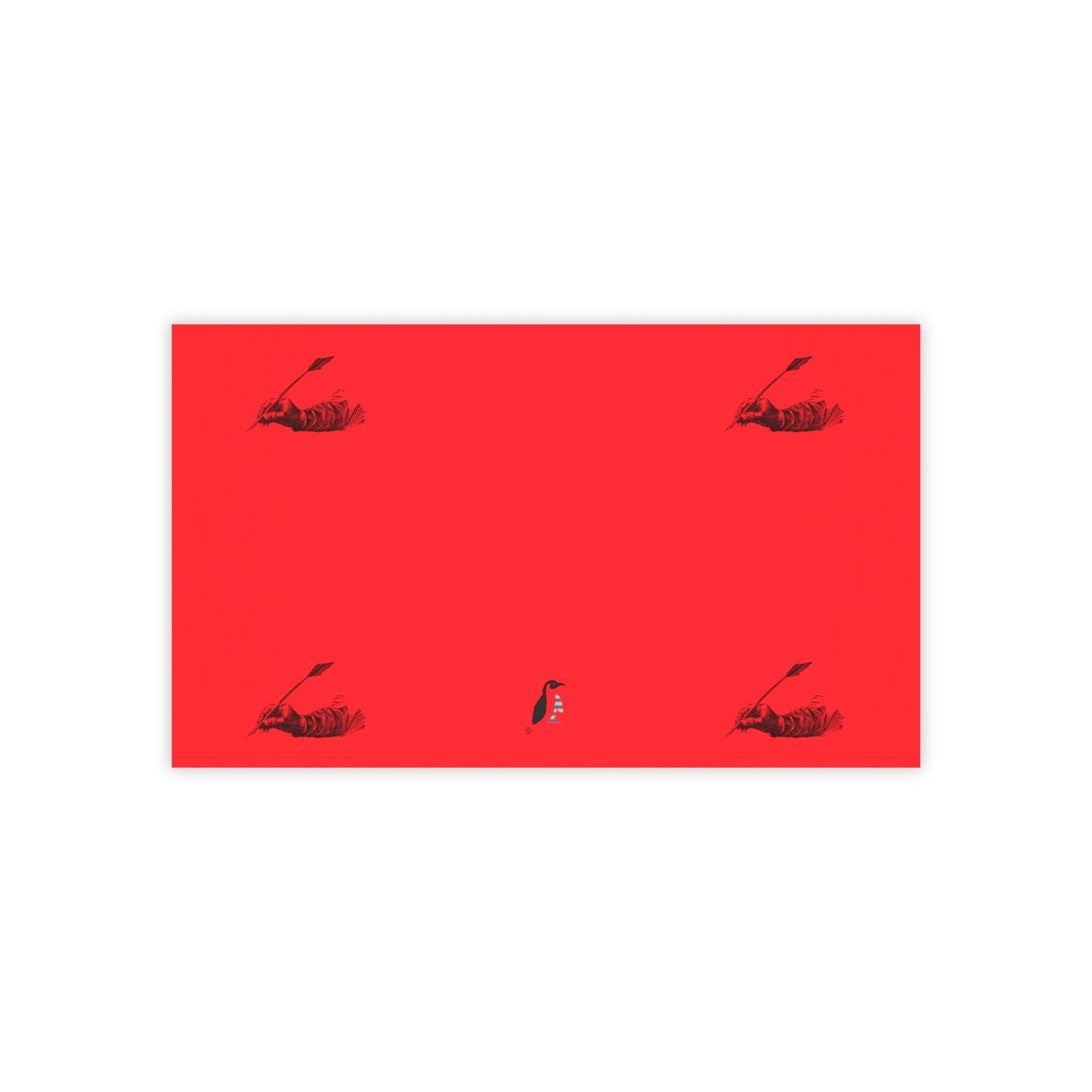 Post-it® Note Pads: Writing Red