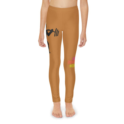 Youth Full-Length Leggings: Weightlifting Lite Brown