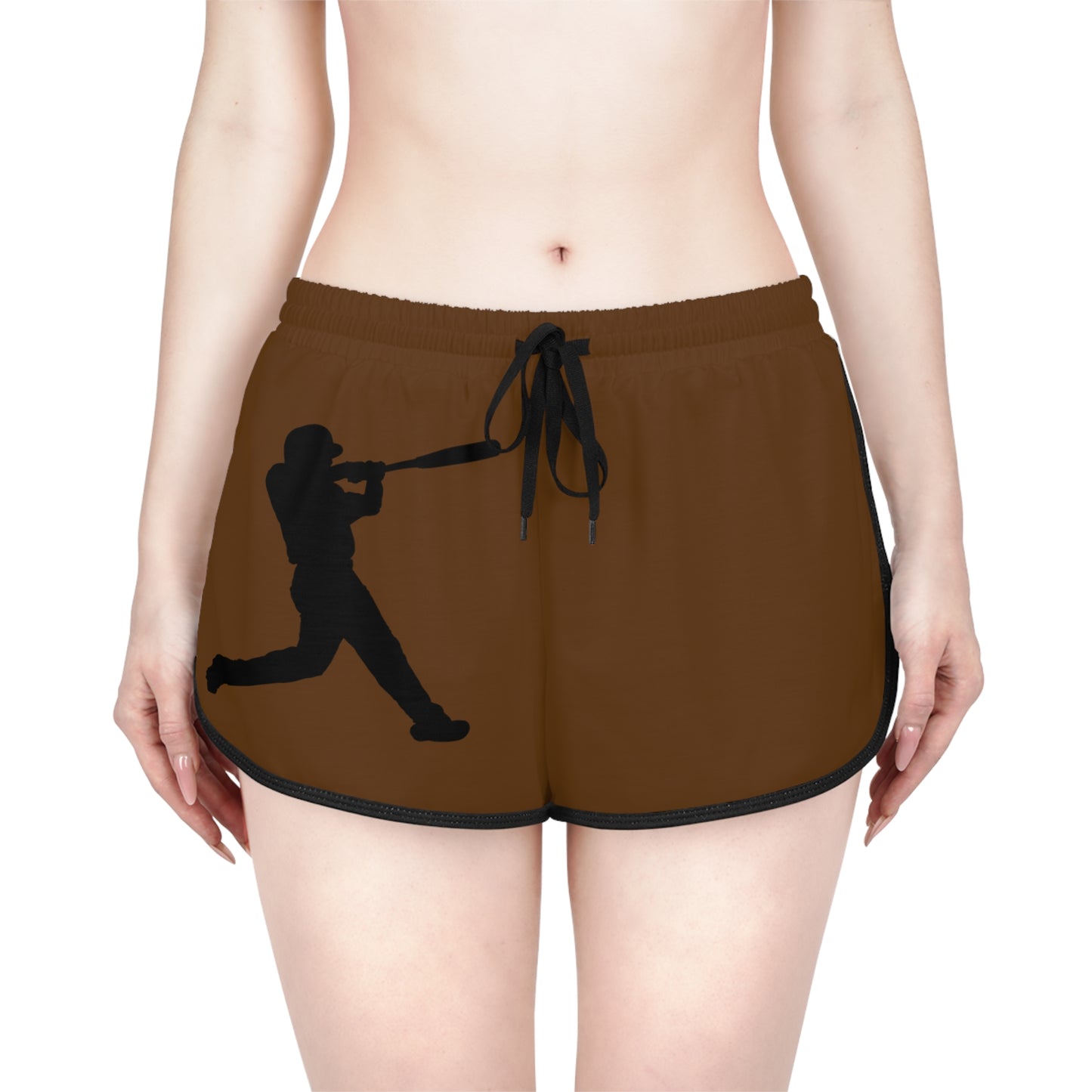 Women's Relaxed Shorts: Baseball Brown