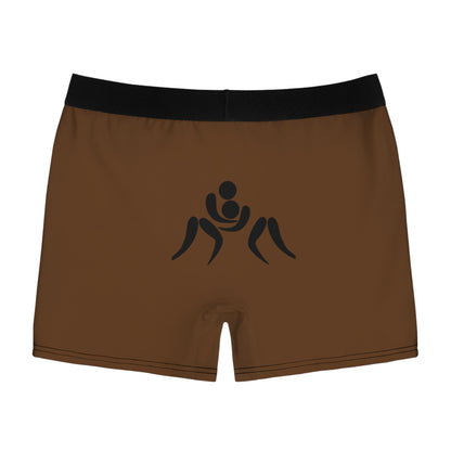 Men's Boxer Briefs: Wrestling Brown