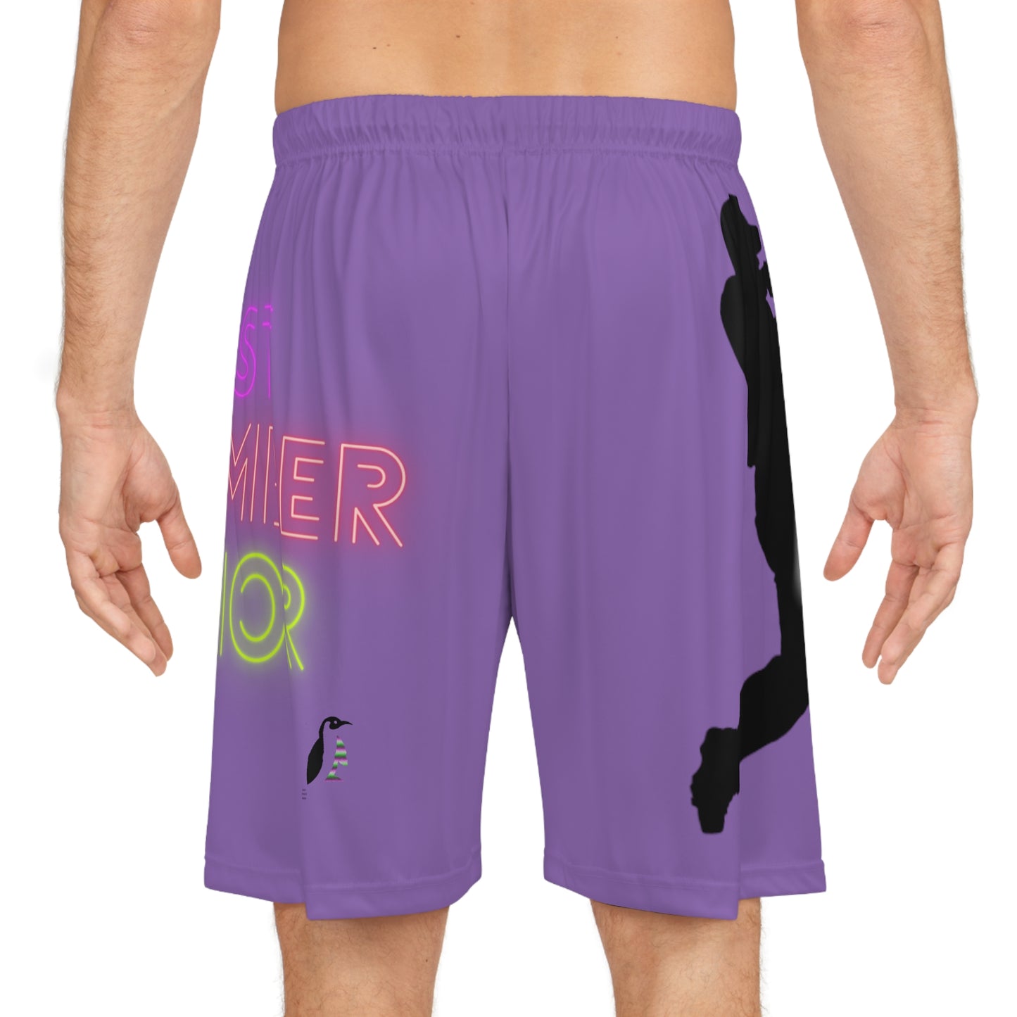 Basketball Shorts: Baseball Lite Purple