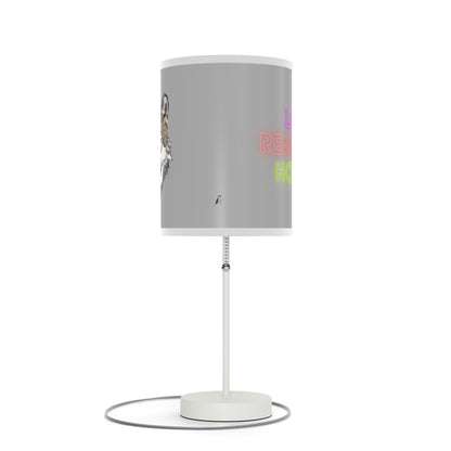 Lamp on a Stand, US|CA plug: Wolves Lite Grey