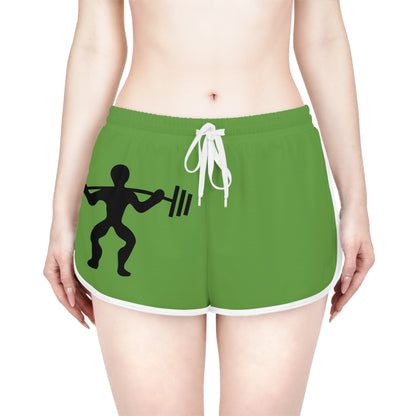 Women's Relaxed Shorts: Weightlifting Green