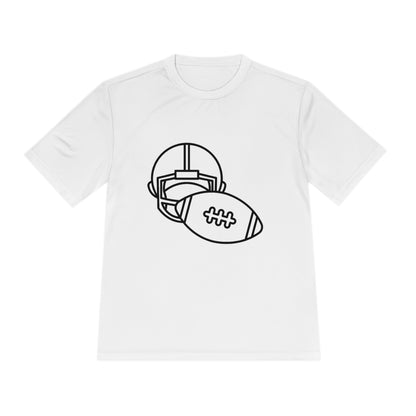 Moisture Wicking Tee: Football #1