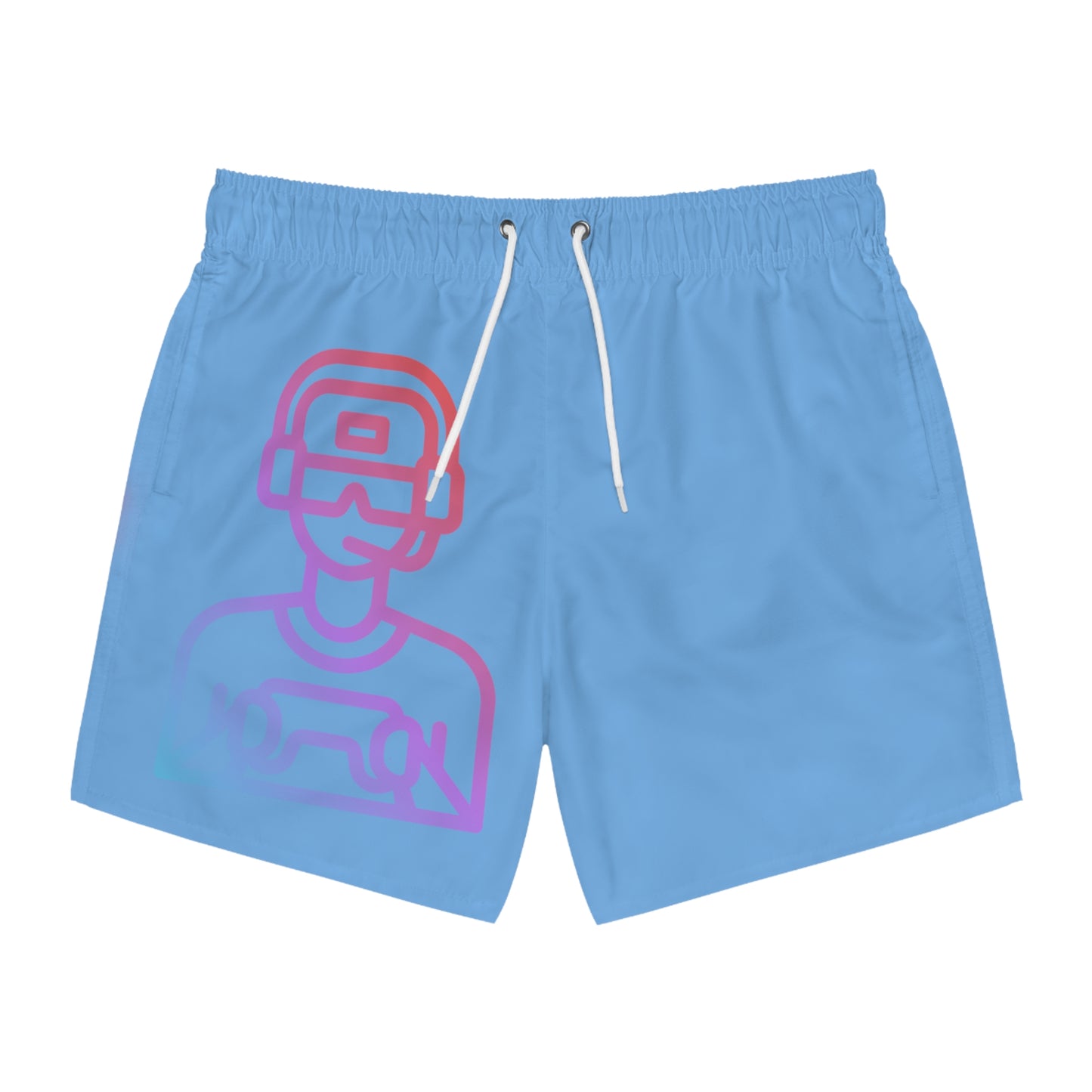 Swim Trunks: Gaming Lite Blue