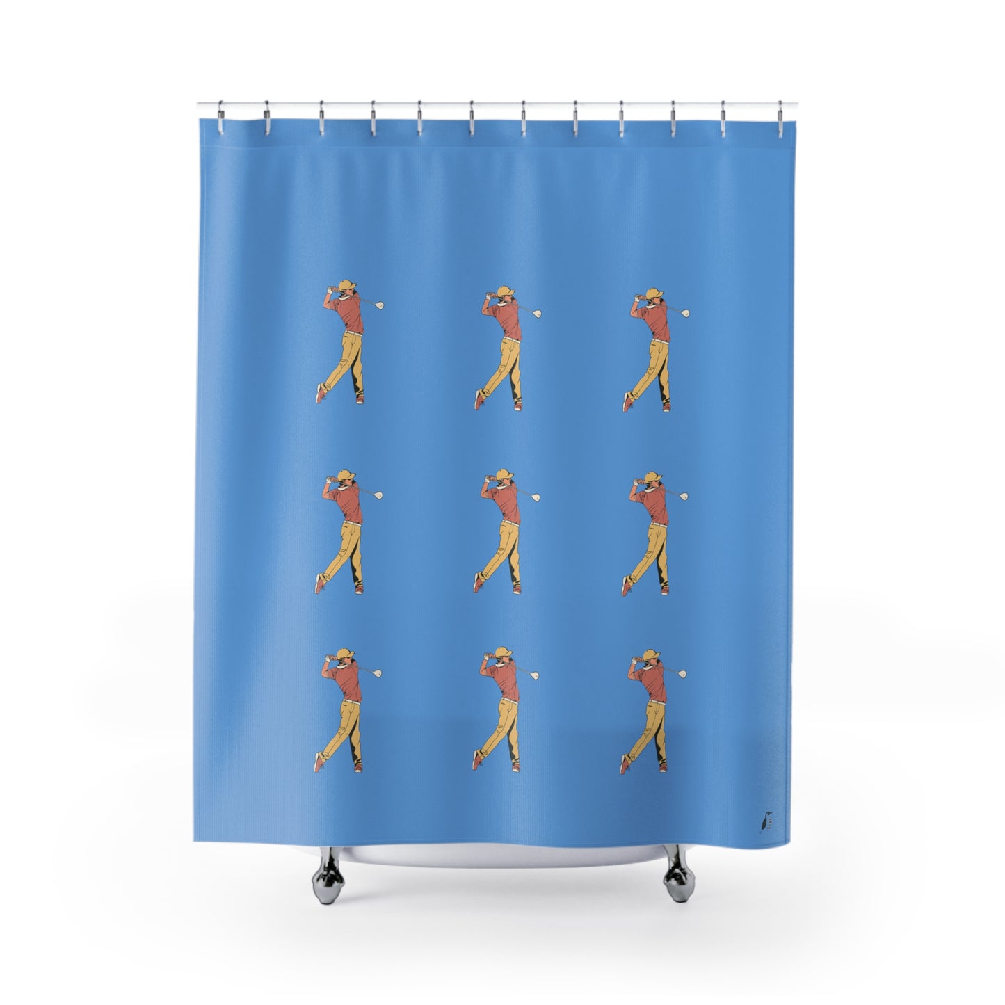 Shower Curtains: #2 Golf Lite Blue