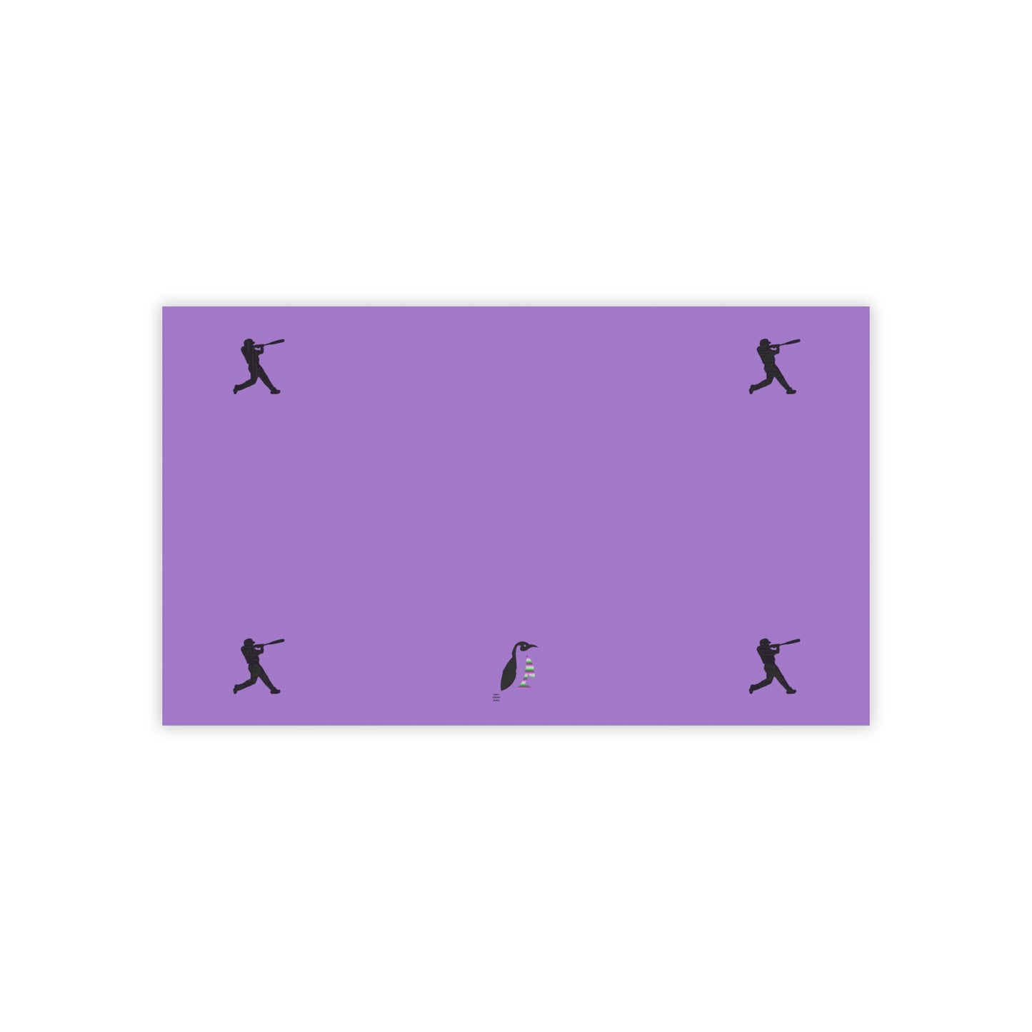 Post-it® Note Pads: Baseball Lite Purple