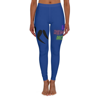 Women's Spandex Leggings: Wrestling Dark Blue