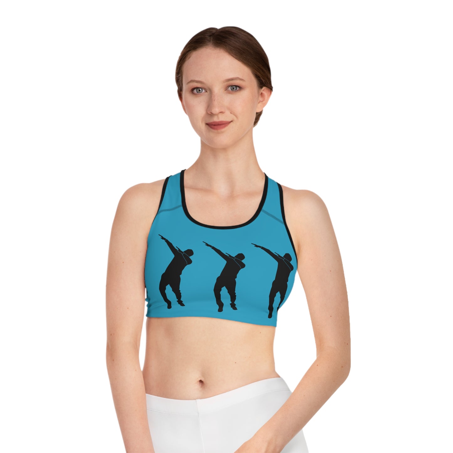 Sports Bra: Dance Turquoise