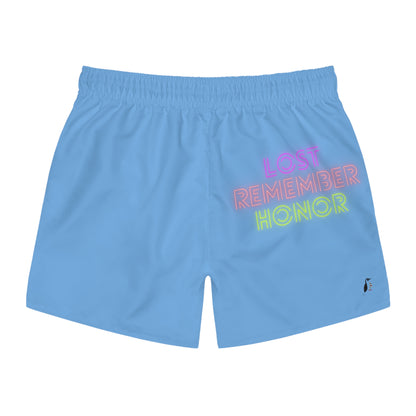 Swim Trunks: Wrestling Lite Blue