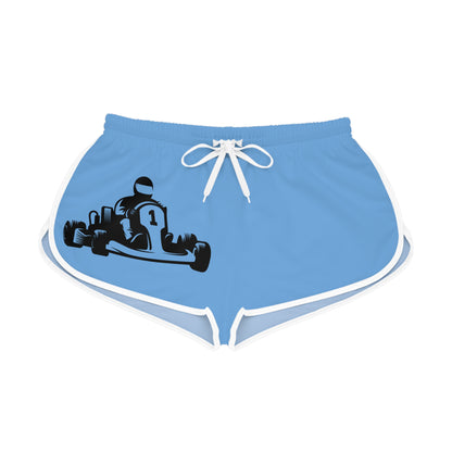 Women's Relaxed Shorts: Racing Lite Blue