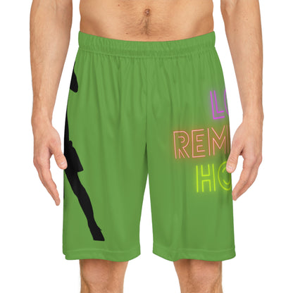 Basketball Shorts: Soccer Green