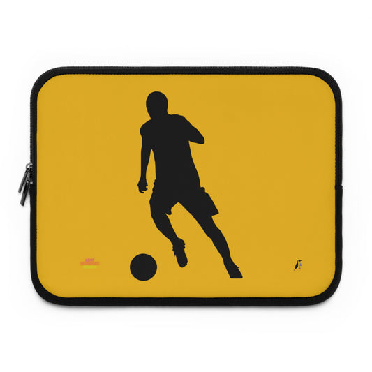 Laptop Sleeve: Soccer Yellow