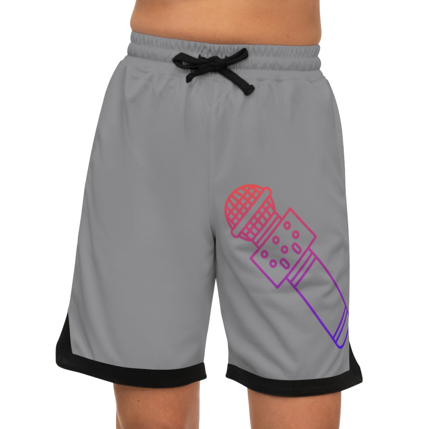 Basketball Rib Shorts: Music Grey