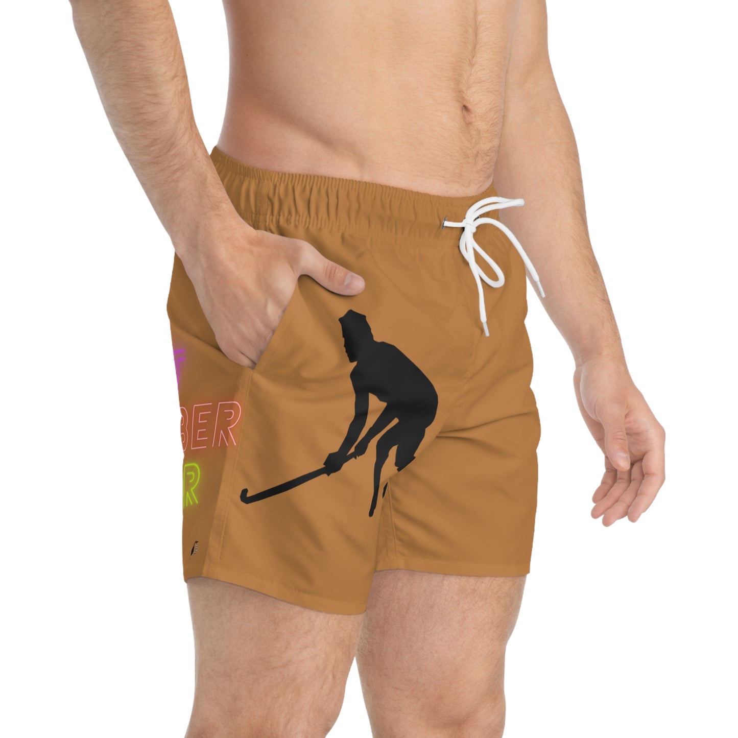 Swim Trunks: Hockey Lite Brown