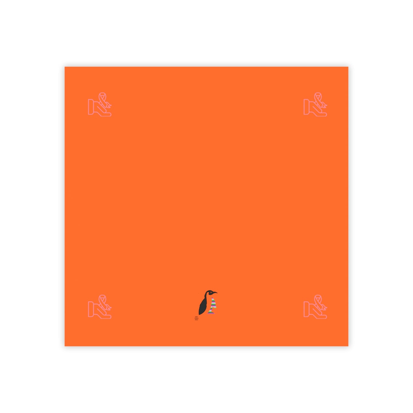 Post-it® Note Pads: Fight Cancer Orange