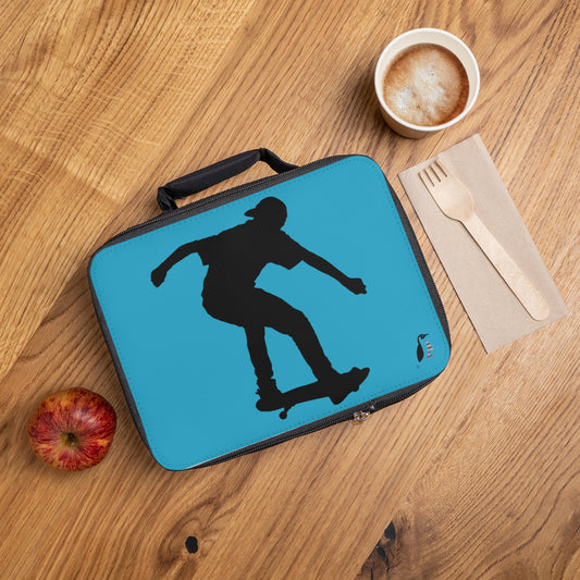 Lunch Bag: Skateboarding Turquoise