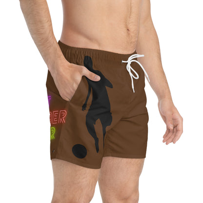 Swim Trunks: Soccer Brown