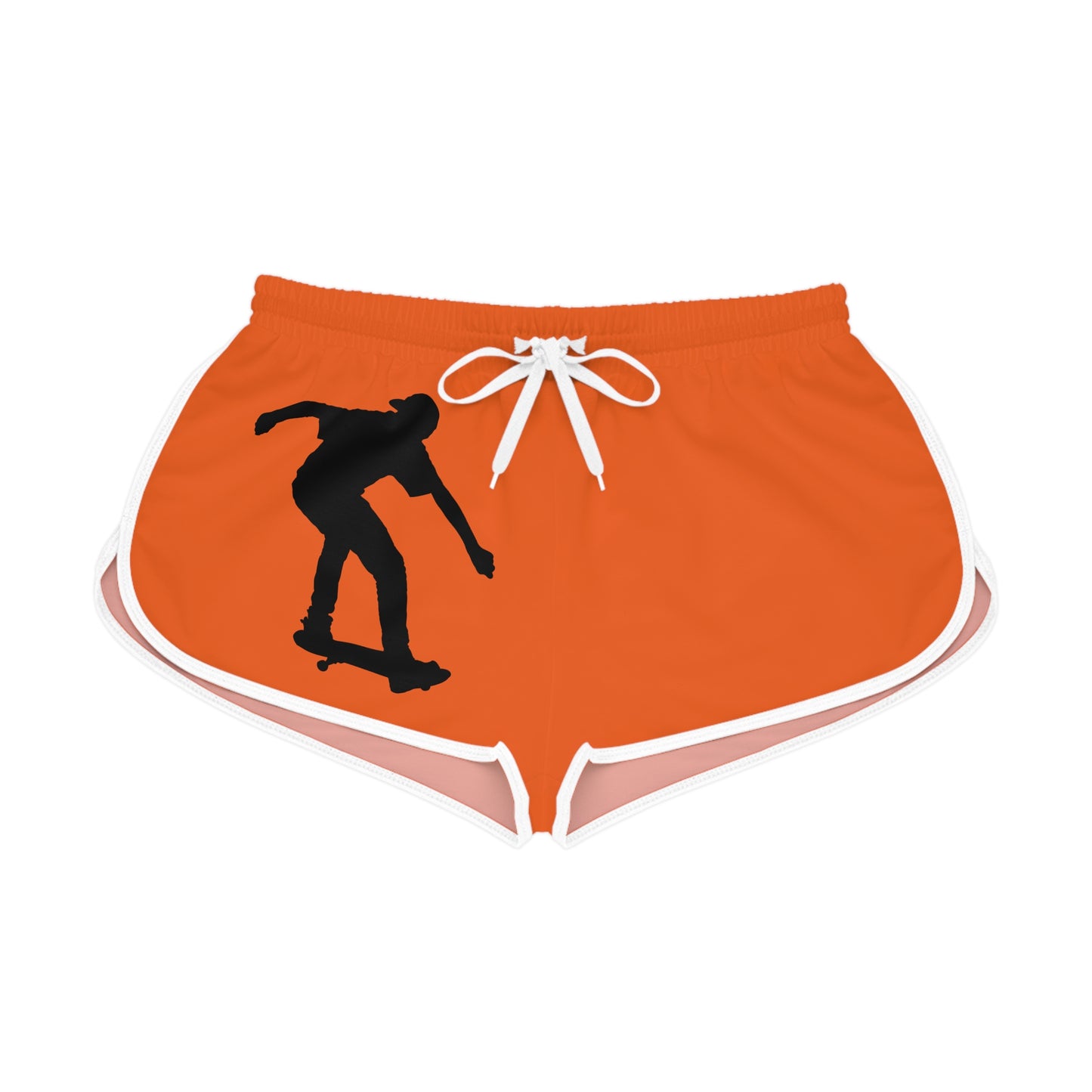 Women's Relaxed Shorts: Skateboarding Orange